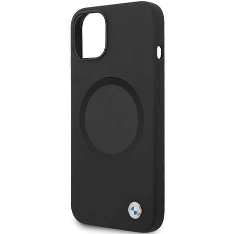 Original Case IPHONE 14 BMW Signature Liquid Silicone MagSafe (BMHMP14SSILBK2) black