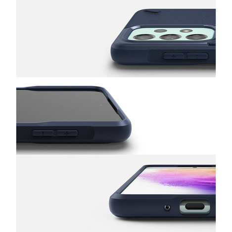 Ringke Onyx strapazierfähige Hülle für Samsung Galaxy A73 marineblau
