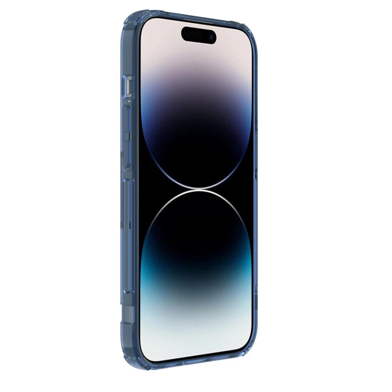 Nillkin Nature Pro Magnetische Hülle iPhone 14 Pro Max magnetische Hülle MagSafe blau