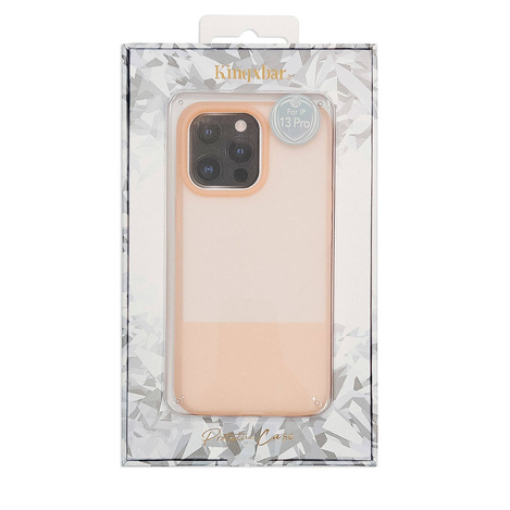 Kingxbar Plain Series Hülle für iPhone 13 Pro Max Silikonhülle Pink