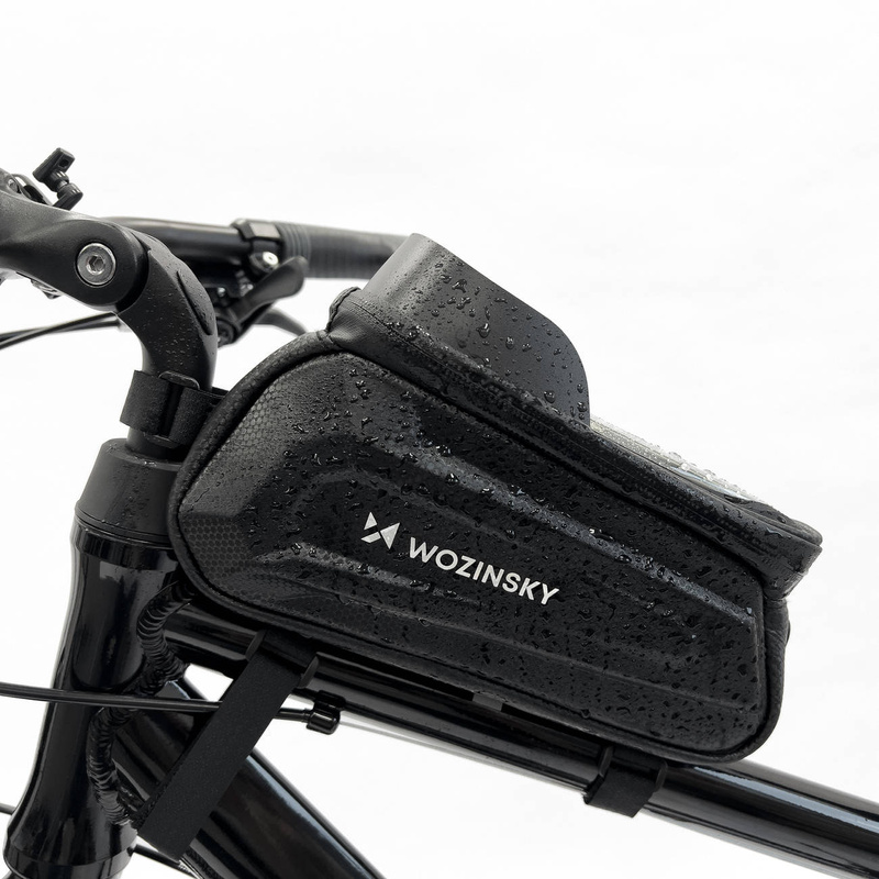 Wozinsky Bike Frame Bag 1.7l Handyhülle Schwarz (WBB28BK)