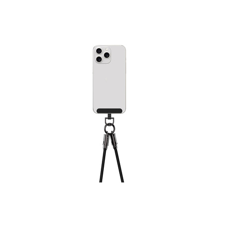 Devia kabel uniwersalna smycz 2w1 PD USB-C - Lightning 0,3 m 27W czarny