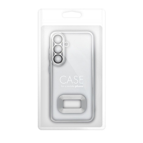 Futerał GLAM do SAMSUNG A34 5G srebrny