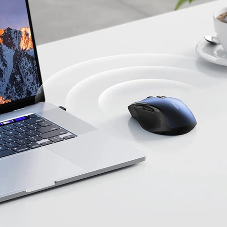 Ugreen MU006 optische kabellose USB-Maus 2,4 GHz 4000 DPI – blau