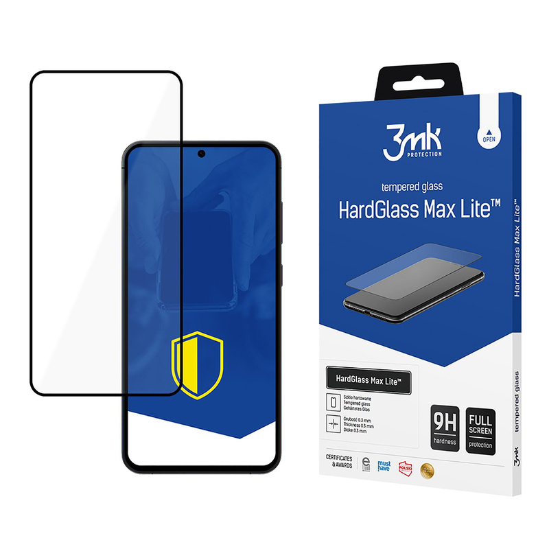 Samsung Galaxy S25+ - 3mk HardGlass Max Lite Black