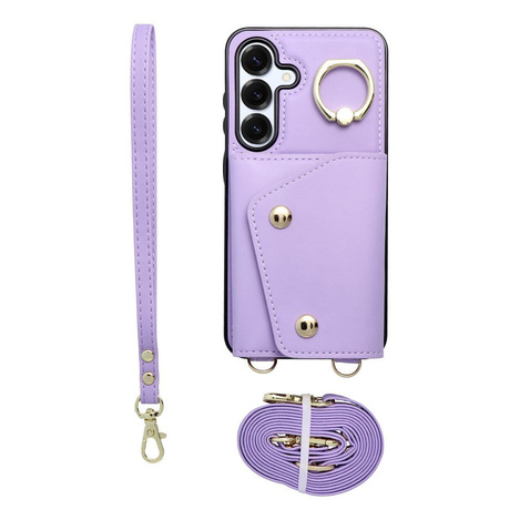 Futerał portfel WONDER dla SAMSUNG A36 5G liliowy