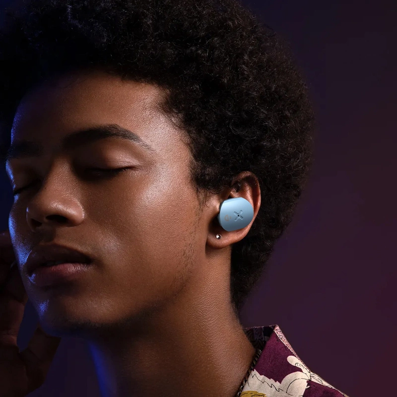 Choetech BH-T22 LightAura VocalSound kabellose TWS Bluetooth 5.3 Kopfhörer – blau