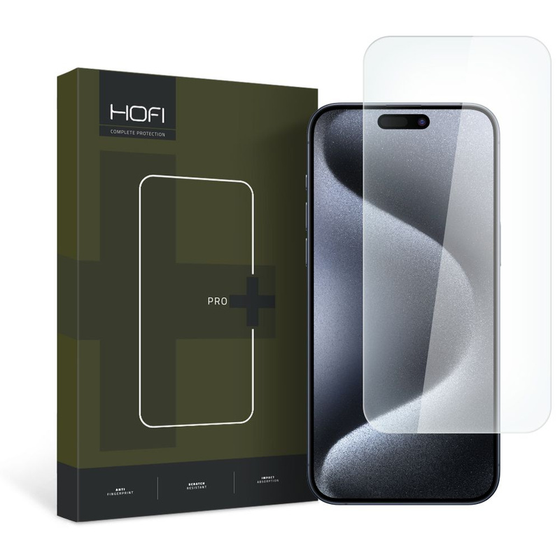 Gehärtetes Glas APPLE IPHONE 15 HOFI Glass Pro+ Clear