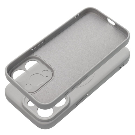 Futerał Silicone Mag Cover kompatybilny z MagSafe do IPHONE 15 PRO tytanowy szary