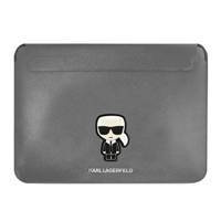 Karl Lagerfeld Sleeve KLCS16PISFG 16 &quot;Silber / Silber Saffiano Ikonik Karl