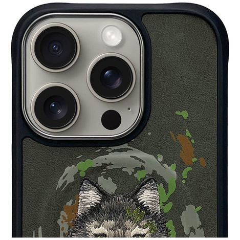 Etui Nimmy Wilk MagSafe do iPhone 16 Pro  ciemnoszary