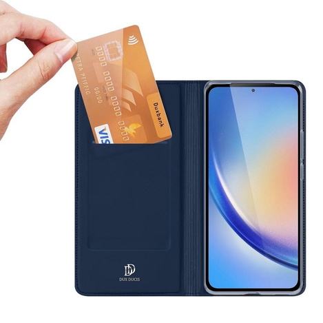 Dux Ducis Skin Pro Hülle für Samsung A35 5G mit Klappe - Blau