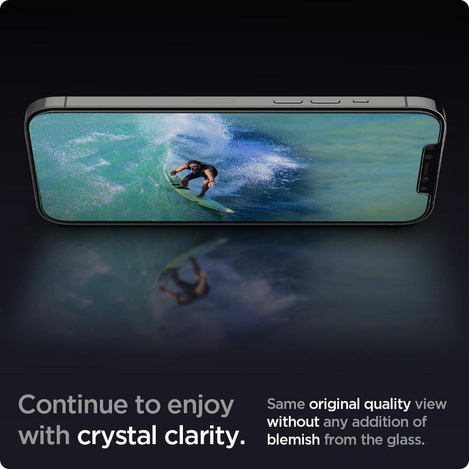 Szkło Hartowane Spigen Glass.Tr ”Ez Fit” 2-Pack Iphone 12 Pro / Iphone 12