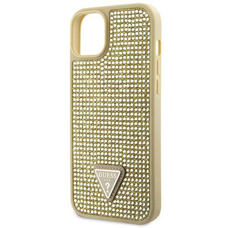 Guess GUHCP14SHDGTPD iPhone 14 6.1" gold/gold hardcase Rhinestone Triangle