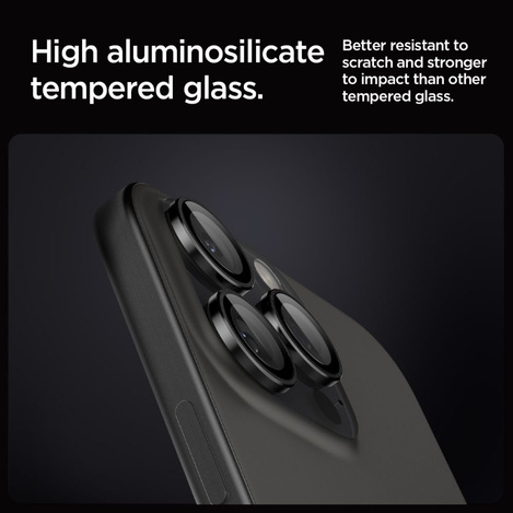 OSŁONA APARATU SPIGEN OPTIK.TR ”EZ FIT” CAMERA PROTECTOR 2-PACK IPHONE 14 PRO / 14 PRO MAX BLACK