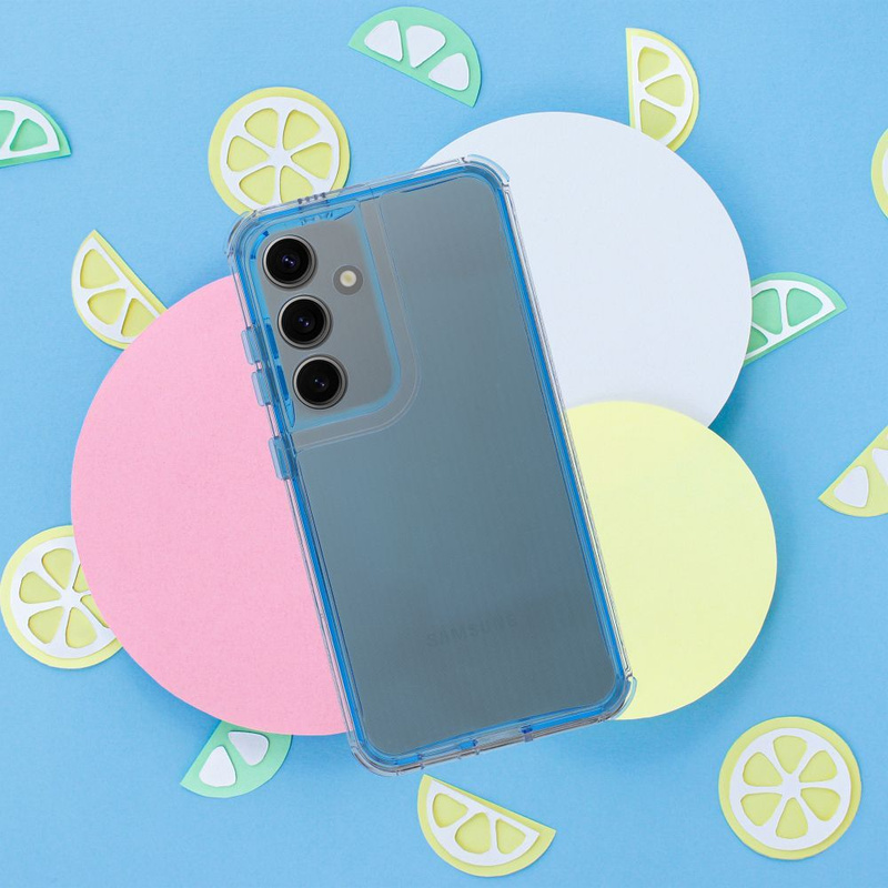 Futerał MATRIX CLEAR do SAMSUNG A56 5G niebieski