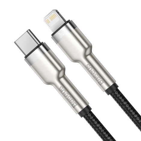 Baseus Cafule Series Metal Data Cable Type-C to iP PD 20W 2m Black
