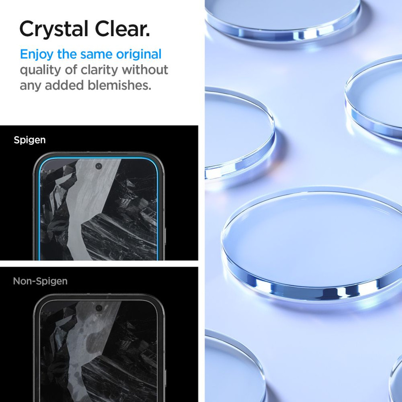 Szkło hartowane Spigen ALM Glas.tR na Google Pixel 8A - 2 szt.