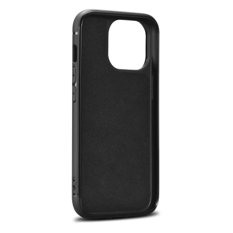iCarer Leather Oil Wax etui iPhone 14 Pro Max skórzany pokrowiec niebieskie (WMI14220720-BU)