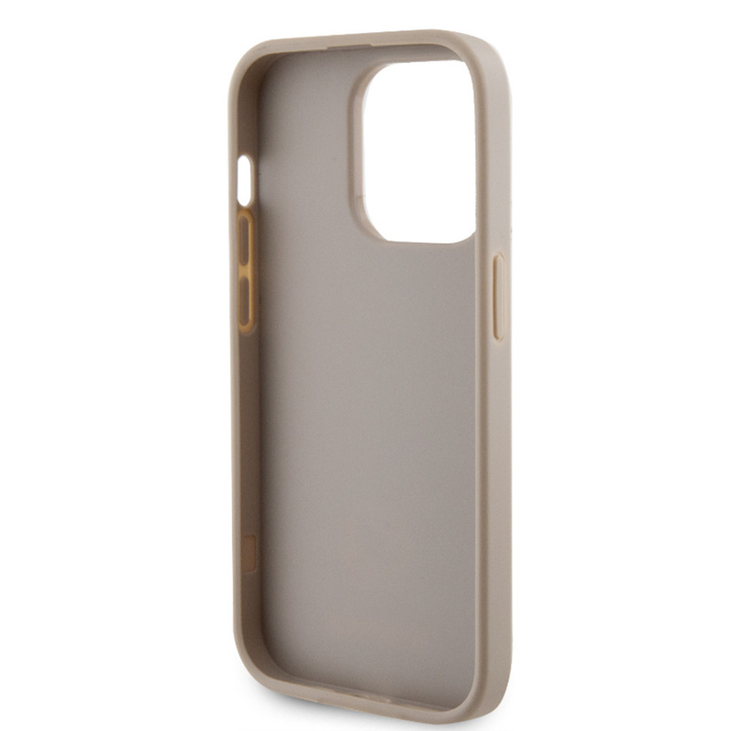 Guess GUHCP15LPS4DGPD iPhone 15 Pro 6.1&quot; gold/gold hardcase Strass Metal Logo