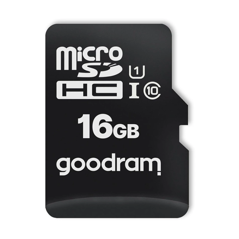 Goodram Microcard 16 GB karta pamięci micro SD HC UHS-I class 10, adapter SD (M1AA-0160R12)