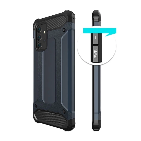 Hybrid Armor Case für Samsung Galaxy A56 - Silber