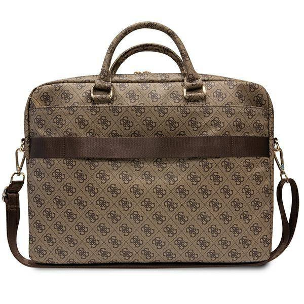 Guess Torba GUCB15P4RPSW 16" brązowy /brown 4G Printed Stripes