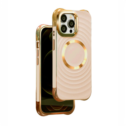 Nakładka Circle Glam Mag do iPhone 16 Plus 6,7" różowa