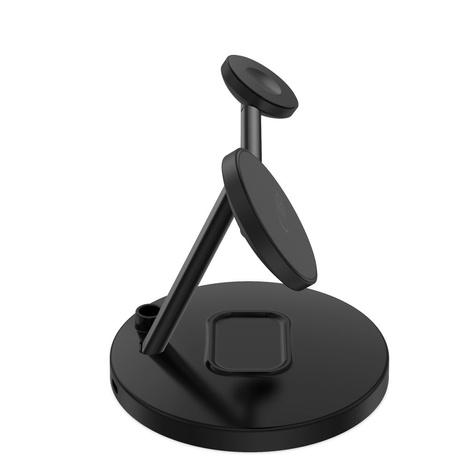 TECH-PROTECT ŁAD IND QI15W-A35 3IN1 MAGNETIC MAGSAFE BLACK