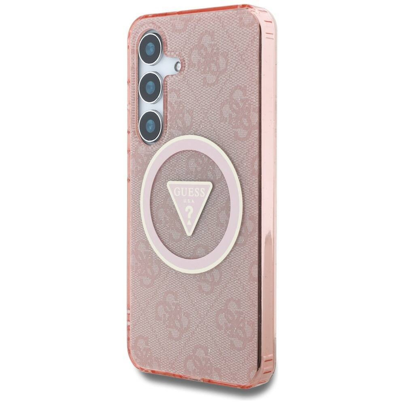 GUESS SAMSUNG S25 GUHMS25SHG4PRTGP TRAINGLE MAGSAFE PINK