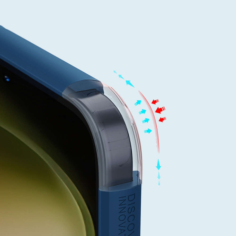 Nillkin Super Frosted Shield Pro robuste Hülle für Samsung Galaxy S23 FE – Blau