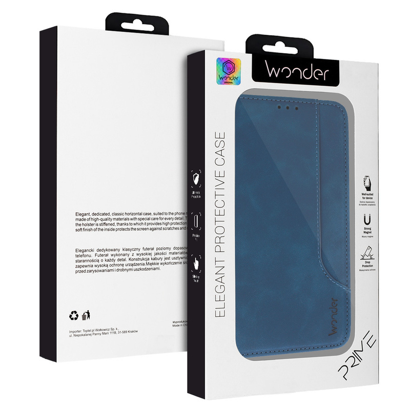 Kabura Wonder Prime do Motorola Edge 30 Neo granatowa