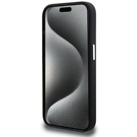 BMW Signature Liquid Silicone MagSafe Hülle für iPhone 15 Pro Max – Schwarz