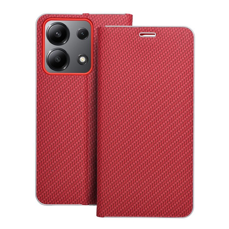 Kabura LUNA Book Carbon do XIAOMI Redmi NOTE 13 4G czerwony