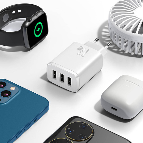 Baseus Compact Charger 3U 17W EU White