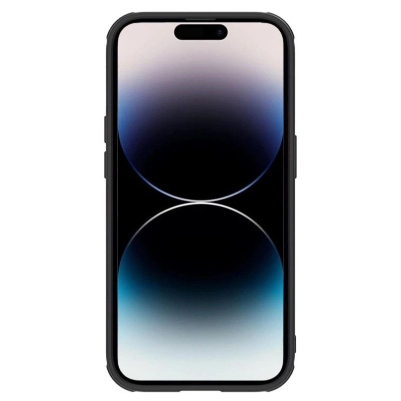 Nillkin Textured S Case iPhone 14 Pro Panzerhülle mit Kameraabdeckung, schwarz