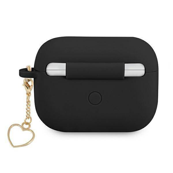 Guess GUAPLSCHSK AirPods Pro Cover schwarz / schwarz Silicone Charm Collection