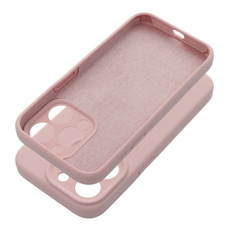 Futerał SILICONE 2mm do IPHONE 16 pudrowy róż