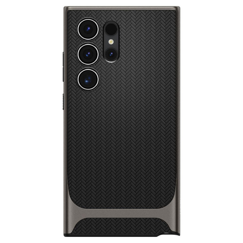 Etui Spigen Neo Hybrid na Samsung Galaxy S24 Ultra - metaliczny szary
