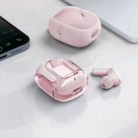 Acefast In -Ear-Funkkopfhörer TWS Bluetooth Pink (T6 Pink Lotus)