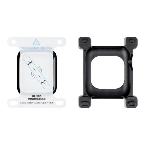 Szkło Hartowane 5D Mr. Monkey Glass - do Apple Watch SE / SE 2 44MM czarny (Strong HD)