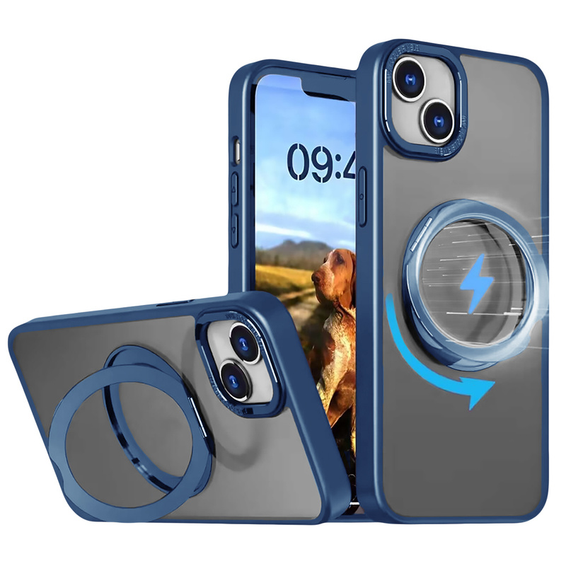 Nakładka Mag Ring Rotating do iPhone 14 Pro 6,1&quot; granatowy