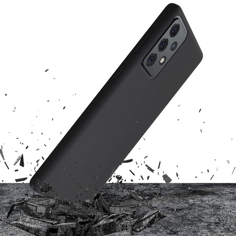 3MK SILICONE CASE SAMSUNG A52 4G/5G A52s 5G BLACK
