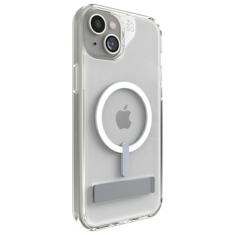Etui ZAGG Crystal Palace Snap Kickstand   MagSafe do iPhone 15 Plus przezroczysty/clear