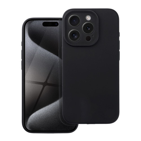 Etui do iPhone 16 Pro czarne + Szkło na ekran + Szkło na aparat