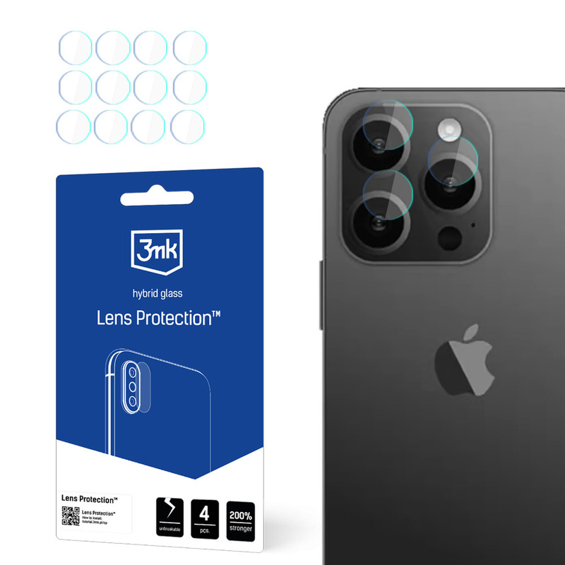 3MK FLEXIBLE GLASS LENS IPHONE 15 PRO