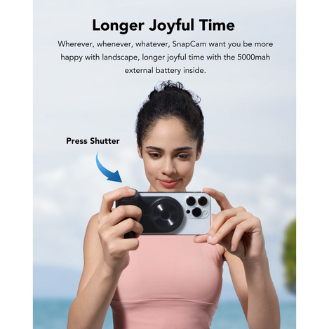 Bateria zewnętrzna (Powerbank) VEGER Tourist - 5 000mAh kompatybilny z MagSafe QC3.0 PD 20W czarny (W0569)