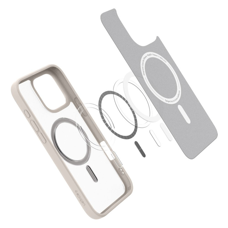 Spigen Ultra Hybrid MAG iPhone 16 Pro Max MagSafe frost natural titanium ACS08382