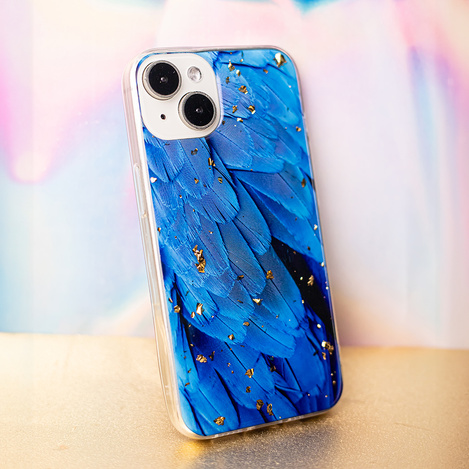 Nakładka Gold Glam do Samsung Galaxy A34 5G Blue