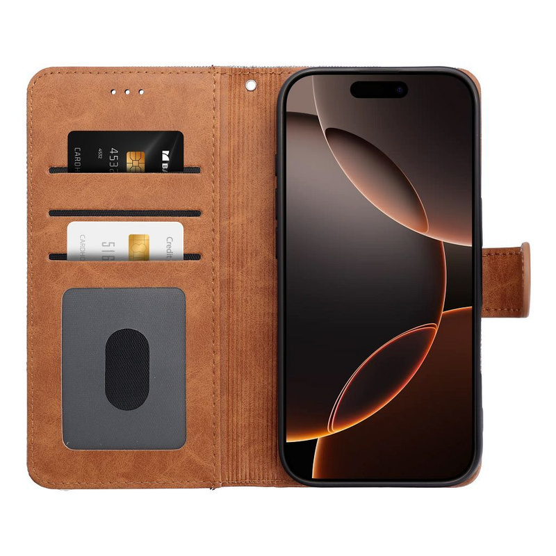 Kabura JEANS Book do IPHONE 16 Pro niebieski